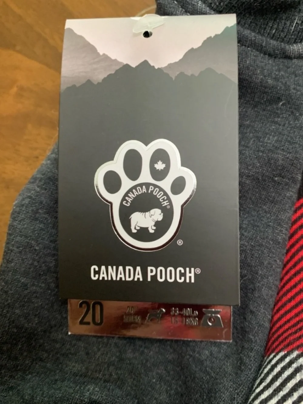 🦋 CANADA POOCH Red Black Buffalo Plaid Frosty Fleece Sweatsuit NWT Size 20